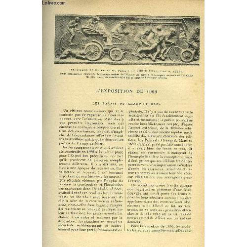 Le Monde Moderne Tome 12 - L'exposition De 1900, Les Palais Du Cham... on Productcaster.