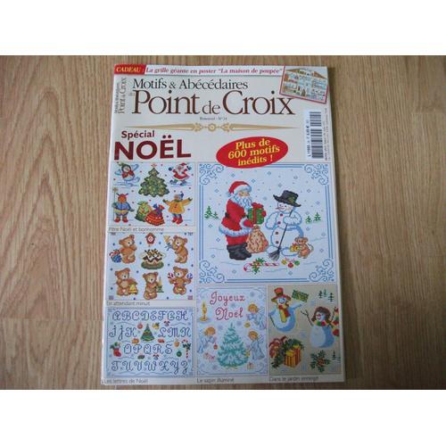 Motifs & Abécédaires Au Point De Croix Bimestriel N°24 - Spécial Noël on Productcaster.