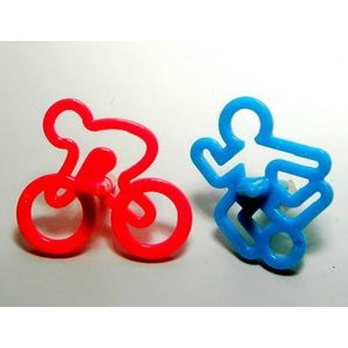 Kinder Go Move - Les Toupies - Ft081 : Toupie Cycliste Et Coureur -... on Productcaster.