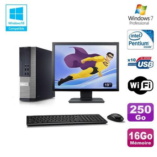 Lot PC DELL Optiplex 7010 SFF G870 DVD 16Go Disque 250Go Wifi Win 7... on Productcaster.