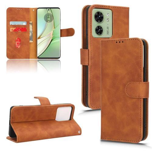 Étui Pour Motorola Moto Edge 40 Housse De Protection Coque En Cuir ... on Productcaster.