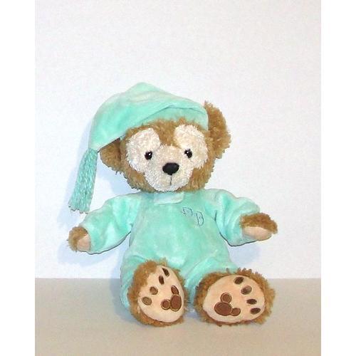 Duffy Bear L 'ours De Disney En Pyjama Et Bonnet De Nuit Vert Bro... on Productcaster.