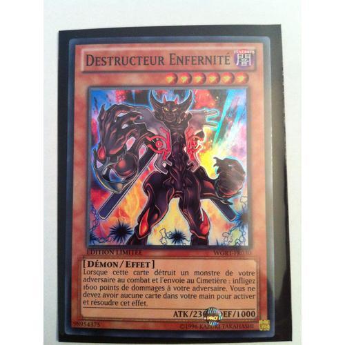 Yu-Gi-Oh! - Wgrt-Fr030 - Destructeur Enfernité - Super Rare on Productcaster.