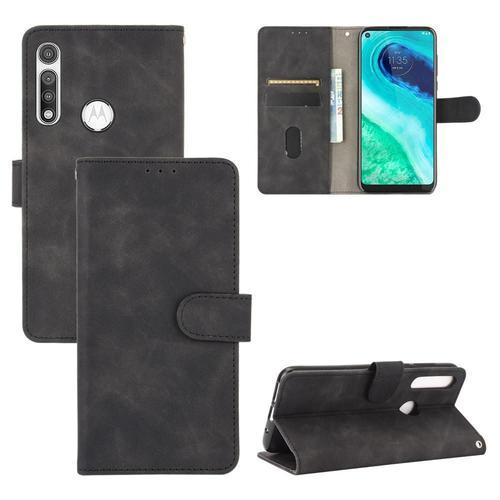 Étui Pour Motorola Moto G Fast Coque En Cuir Folio Flip Housse De P... on Productcaster.