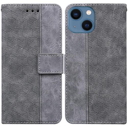 Étui Pour Iphone 13 Cuir Pu Premium Portefeuille Couverture Caracté... on Productcaster.