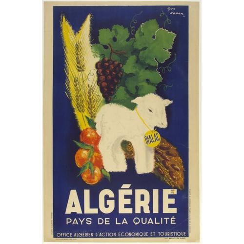 Affiche Algérie Pays De La Qualité on Productcaster.