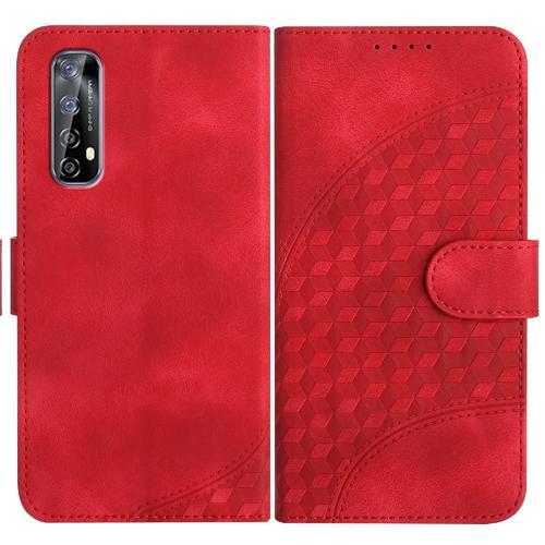 Étui Pour Realme 7 4g Couverture En Cuir Pu Motif Géométrique Étui ... on Productcaster.