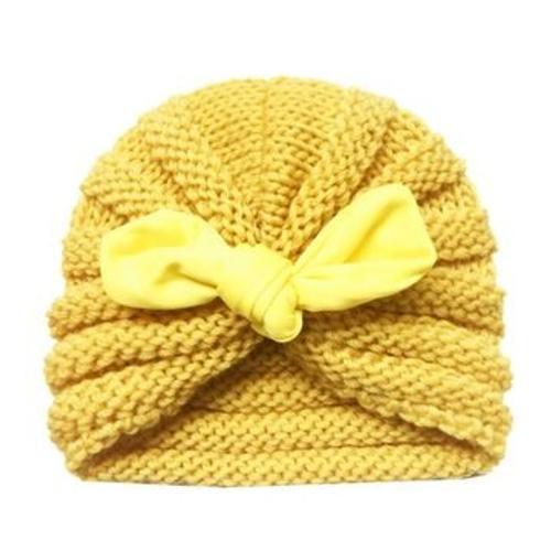 Bonnet D'hiver Tricot¿¿ Pour B¿¿B¿¿ Fille, Bonnet Turban, Bonnet Po... on Productcaster.