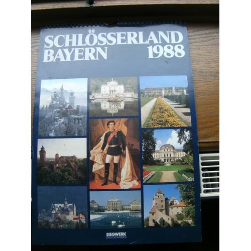 Calendrier Schlôsserland Bayern 1988 on Productcaster.