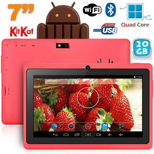 Tablette Tactile 7 Pouces Quad Core Bluetooth 1Go Ram Android Lolli... on Productcaster.