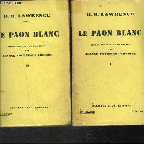 La Paon Blanc- 2 Tomes En 2 Volumes on Productcaster.