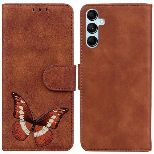 Étui Pour Samsung Galaxy M54 5g Papillon Couverture Flip Folio Fent... on Productcaster.