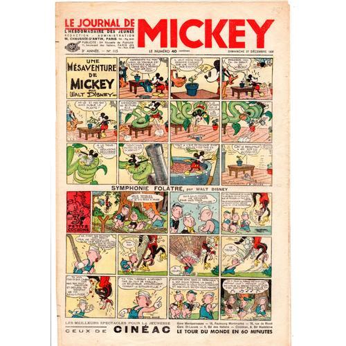 Le Journal De Mickey Avant Guerre N° 115 : Les Mesaventures De Mic... on Productcaster.