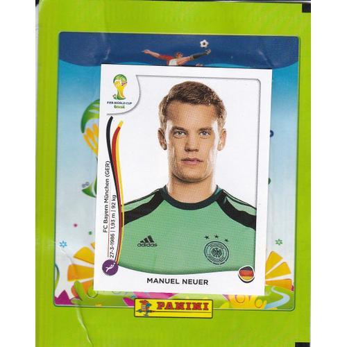 Carte Panini Fifa World Cup 2014 - Brasil - Manuel Neuer - 490 - on Productcaster.