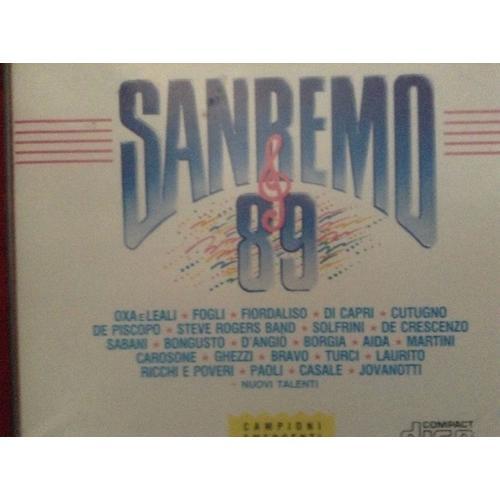 Sanremo 89 2cd on Productcaster.