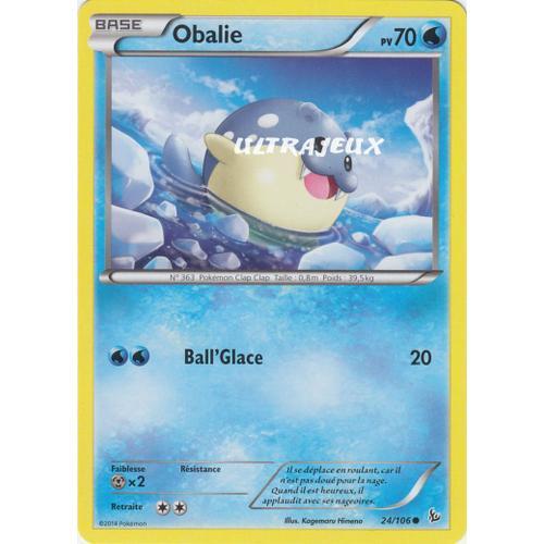 Pokémon - 24/106 - Xy - Étincelles - Obalie - Commune on Productcaster.