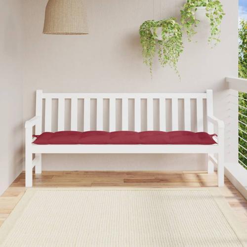 Vidaxl Coussin De Banc De Jardin Rouge Bordeaux 180x50x7 Cm on Productcaster.