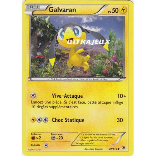 Pokémon - 29/119 - Xy - Vigueur Spectrale - Galvaran - Commune on Productcaster.