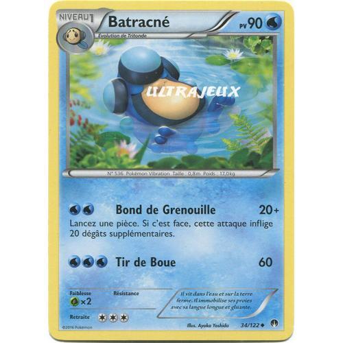 Pokémon - 34/123 - Batracné - Xy - Rupture Turbo - Peu Commune on Productcaster.