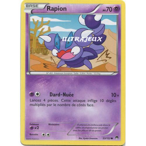 Pokémon - 53/123 - Rapion - Xy - Rupture Turbo - Commune on Productcaster.