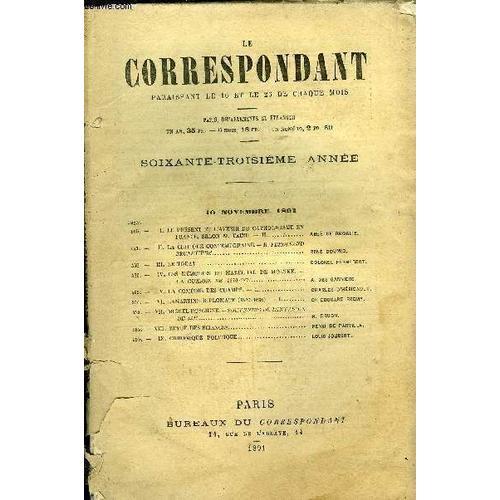 Le Correspondant Tome 129 N° 699 - I. Le Présent Et L¿Avenir Du Cat... on Productcaster.