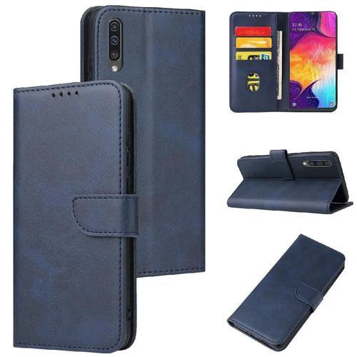 Étui Pour Samsung Galaxy A50/A50s/A30s Coque En Cuir Folio Flip Ave... on Productcaster.