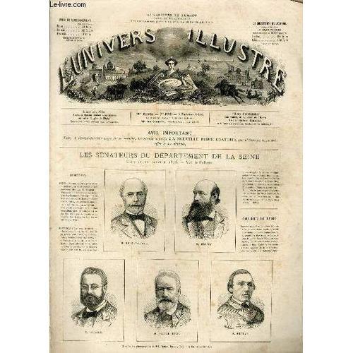 L'univers Illustre - Dix-Neuvieme Annee N° 1089 Les Sénateurs Du Dé... on Productcaster.