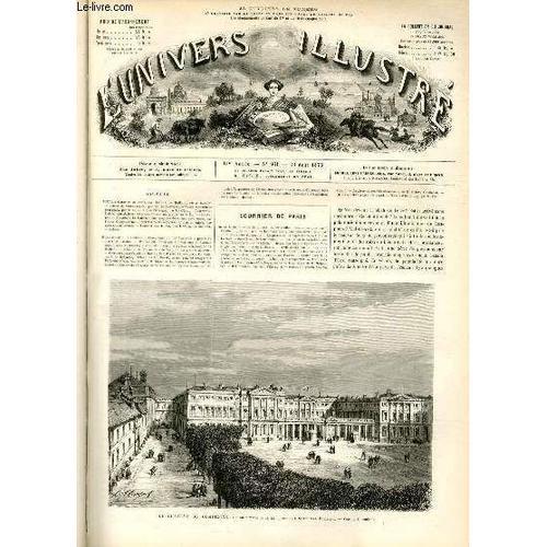 L'univers Illustre - Seizieme Annee N° 961 Le Chateau De Compiègne,... on Productcaster.