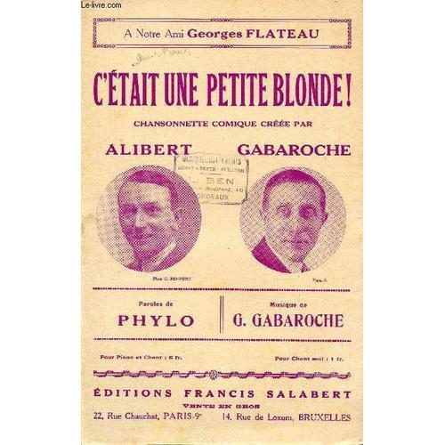 C'etait Une Petite Blonde on Productcaster.