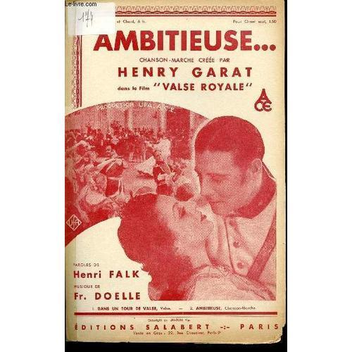 Ambitieuse - Marche Chantee Par Henry Garat on Productcaster.