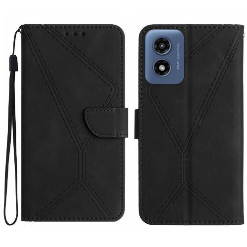 Étui Pour Motorola Moto G Play 5g 2024 Portefeuille En Cuir Tpu De ... on Productcaster.