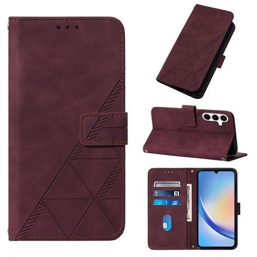 Étui Pour Samsung Galaxy A35 5g Livre De Protection Flip Folio Port... on Productcaster.