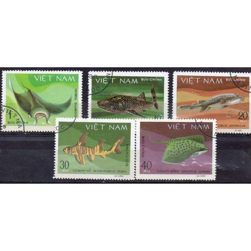 Vietnam Timbres Les Poissons on Productcaster.