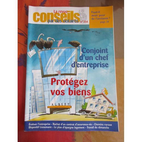 La Revue Conseils Par Des Notaires - Conjoint D'un Chef D'entrepris... on Productcaster.