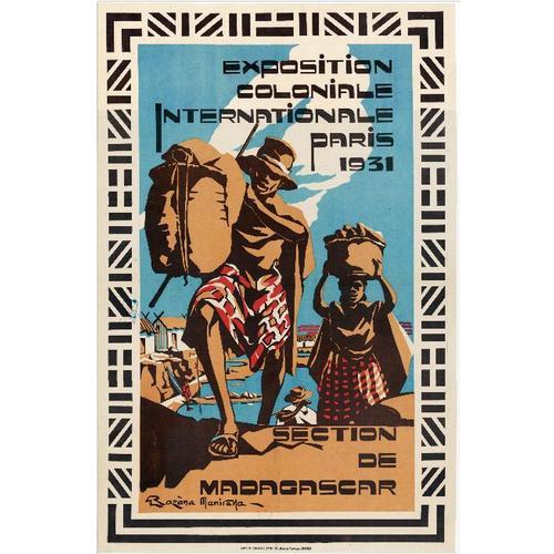 Affiche Exposition Coloniale 1931 Paris Madagascar on Productcaster.