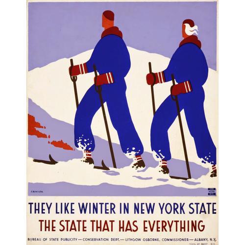 Affiche Winter New York State on Productcaster.