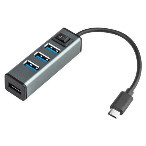 USB-C / TYPE-C à 4 ports USB 3.0 Ports Hub d'alliage d'aluminium av... on Productcaster.