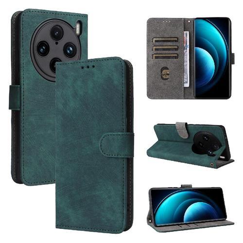 Étui Pour Vivo X100 Pro 5g Portefeuille Flip Folio Couverture De Fe... on Productcaster.