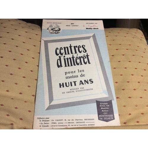 Centre D'intérêt Pour Les Moins De Huit Ans N° 201. Moby Dick. Déc... on Productcaster.