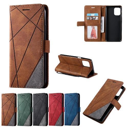 Étui Pour Motorola Moto Edge S/G100 Cuir Pu Antichoc Portefeuille F... on Productcaster.