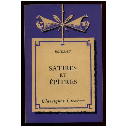 Satires Et Épîtres / 1954 / Boileau / Réf8637 on Productcaster.