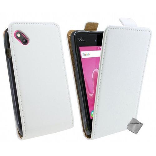 Housse Etui Coque Pochette Pu Cuir Fine Pour Wiko Sunny + Verre Tre... on Productcaster.