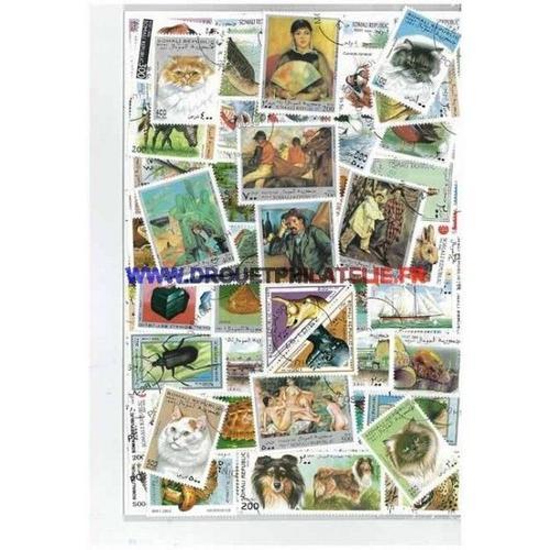 Somalie 50 Timbres Differents Obliteres on Productcaster.