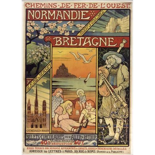 Affiche Normandie Bretagne on Productcaster.