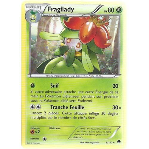 Carte Pokemon - Fragilady - Pv 80 - 8/122 - Rare - Vf on Productcaster.