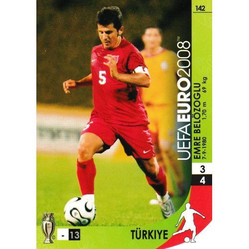 N° 142 - Carte Foot Uefa Euro 2008 - Emre Belozoglu - Turkiye on Productcaster.