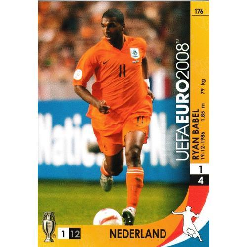 N° 176 - Carte Foot Uefa Euro 2008 - Ryan Babel - Nederland on Productcaster.