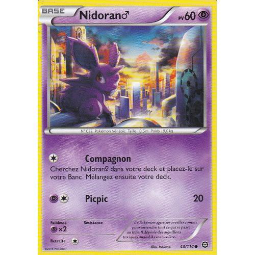 Carte Pokemon - Nidoran - 43/114- Offensive Vapeur - on Productcaster.