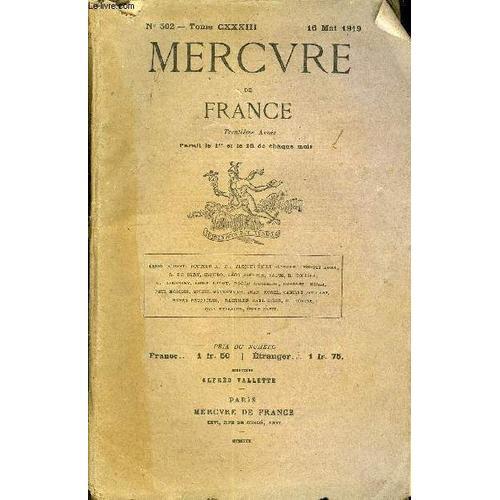 Mercure De France N° 502 - Tome Cxxxiii - A. Kerensky. L¿Affaire Ko... on Productcaster.