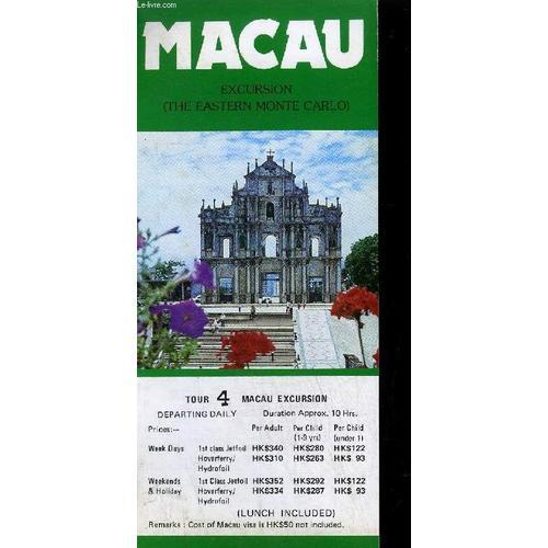 Plaquette / Macau - Excursion - The Eastern Monte-Carlo on Productcaster.